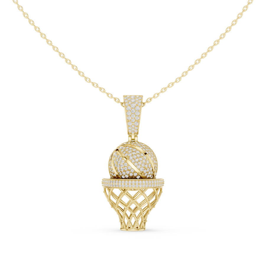 Basketball Hoop Pendant — 2.09ct