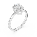 Load image into Gallery viewer, Petal Pear Shape Diamond Accent Ring
