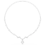 Load image into Gallery viewer, Oval Link Tassel Necklace — 1.84ct