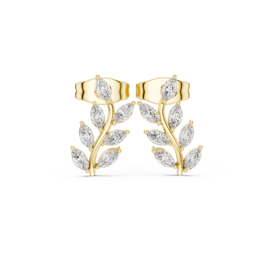 Ila Diamond Solitaire Stud Earrings