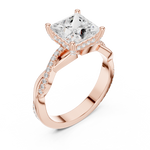 Load image into Gallery viewer, Imperial 2.00ct Princess Cut Three-Stone Diamond Ring