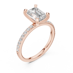 Load image into Gallery viewer, Eden 2.00ct Emerald Cut Diamond Ring