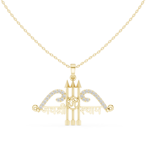 Jai Shri Shyam Pendant — 0.48ct