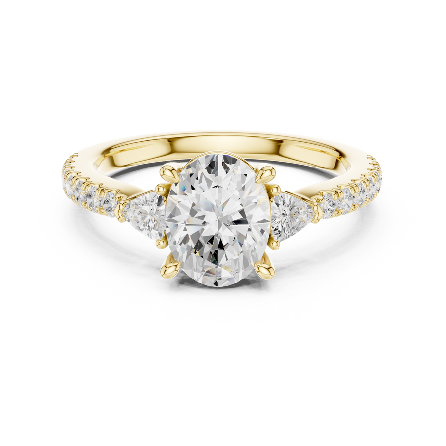 Serenity Oval Diamond Ring