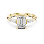 Load image into Gallery viewer, Rafaela 1.31ct Emerald Cut Diamond Ring