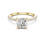 Load image into Gallery viewer, Bliss 2.00ct Cushion Cut Diamond Ring