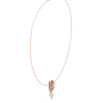 Load image into Gallery viewer, Double-Bar Lariat Necklace — 0.44ct