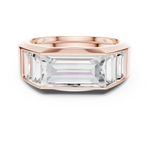 Load image into Gallery viewer, Multi Baguette Mens Ring — 3.42ct