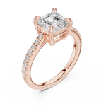 Load image into Gallery viewer, Deco 2.00ct Asscher Cut Diamond Ring