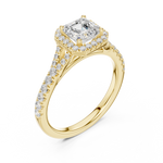 Load image into Gallery viewer, Prism 1.00ct Asscher Cut Diamond Ring