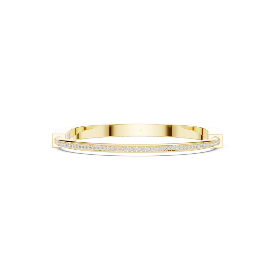 Minimalist Bangle Men's Bracelet — 0.55ct
