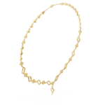 Load image into Gallery viewer, Geometric Chain Station Necklace — 2.95ct