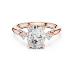 Load image into Gallery viewer, Belle Oval Diamond Solitaire Ring