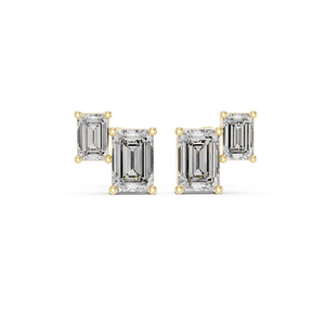 Maya Diamond Solitaire Stud Earrings