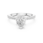 Load image into Gallery viewer, Teardrop 2.00ct Pear Shape Diamond Ring
