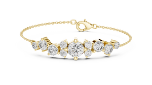 Cascading Cluster Bracelet — 3.03ct