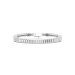 Load image into Gallery viewer, Full Baguette Link Men's Bracelet — 3.46ct