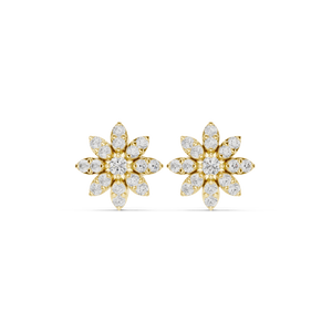 Pia Diamond Solitaire Stud Earrings