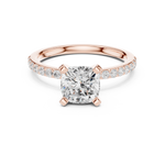 Load image into Gallery viewer, Bliss 2.00ct Cushion Cut Diamond Ring