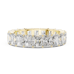 Load image into Gallery viewer, Radiant Eternity Mens Ring — 4.87ct