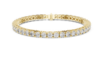 Load image into Gallery viewer, Clasp Tennis Bracelet — 7.42ct