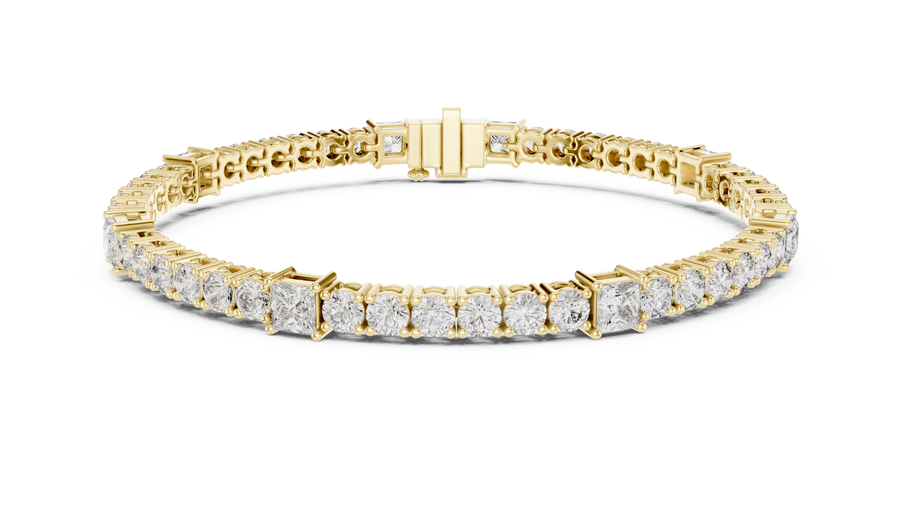 Round Princess Bracelet — 6.62ct