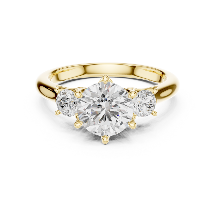 Soleil 1.50ct Round Brilliant Diamond Ring