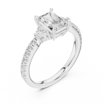 Load image into Gallery viewer, Aurora Radiant Cut Diamond Ring