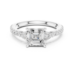 Load image into Gallery viewer, Lumière Asscher Cut Diamond Ring