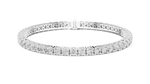 Load image into Gallery viewer, Dense Pavé Tennis Bracelet — 6.37ct