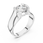 Load image into Gallery viewer, Bold Solitaire Mens Ring — 1.50ct
