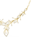 Load image into Gallery viewer, Botanical Spray Necklace — 2.37ct