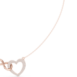 Load image into Gallery viewer, Infinity Heart Pendant Necklace — 0.88ct