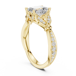 Load image into Gallery viewer, Emeraude 1.30ct Emerald Cut Diamond Ring