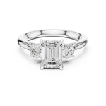 Load image into Gallery viewer, Palazzo 1.50ct Emerald Cut Diamond Ring