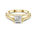 Load image into Gallery viewer, Classic 1.00ct Princess Cut Diamond Solitaire Ring