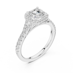 Load image into Gallery viewer, Prism 1.00ct Asscher Cut Diamond Ring