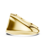 Load image into Gallery viewer, Grid Signet Mens Ring — 0.70ct