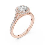 Load image into Gallery viewer, Callista 1.00ct Round Brilliant Diamond Ring