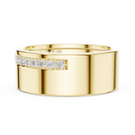 Load image into Gallery viewer, Half Eternity Mens Ring — 0.27ct