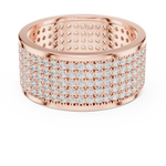 Load image into Gallery viewer, Grid Pavé Mens Ring — 1.84ct