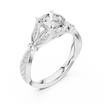 Load image into Gallery viewer, Orbite 1.33ct Round Brilliant Diamond Ring