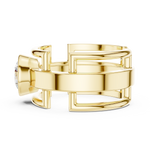 Load image into Gallery viewer, Crown Edge Mens Ring — 1.00ct