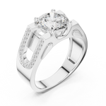 Load image into Gallery viewer, Pavé Split Shoulder Mens Ring — 1.69ct