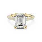 Load image into Gallery viewer, Apex 3.71ct Emerald Cut Diamond Ring