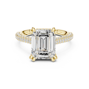 Apex 3.71ct Emerald Cut Diamond Ring