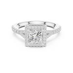 Load image into Gallery viewer, Étoile 1.00ct Princess Cut Diamond Ring