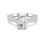Load image into Gallery viewer, Horizon 2.00ct Oval Diamond Three-Stone Ring