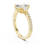 Load image into Gallery viewer, Aurora Radiant Cut Diamond Ring