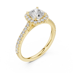 Load image into Gallery viewer, Chérie 0.86ct Cushion Cut Diamond Ring